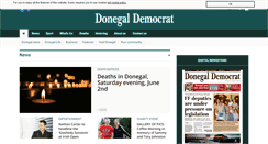 Desktop Screenshot of donegaldemocrat.ie