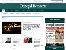 Tablet Screenshot of donegaldemocrat.ie